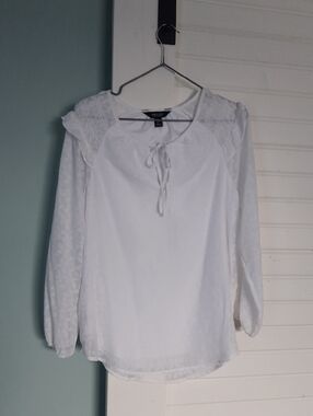 Simly Vera Vera Wang Elegant White Women's Top